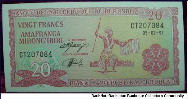 20 francs Banknote
