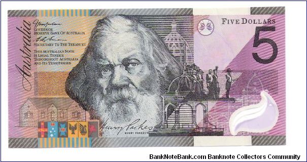 Centennial 5 dollars Banknote