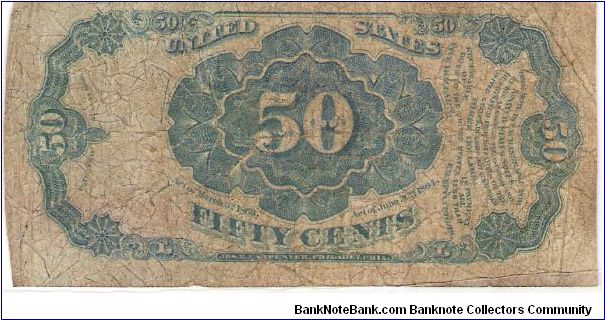 Banknote from USA year 1873