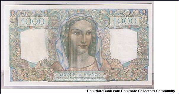 Banknote from France year 1945