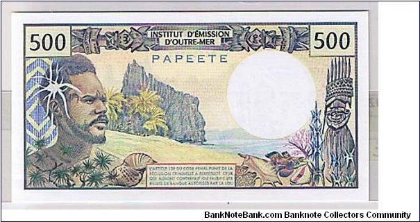 Banknote from French Polynesia year 1970