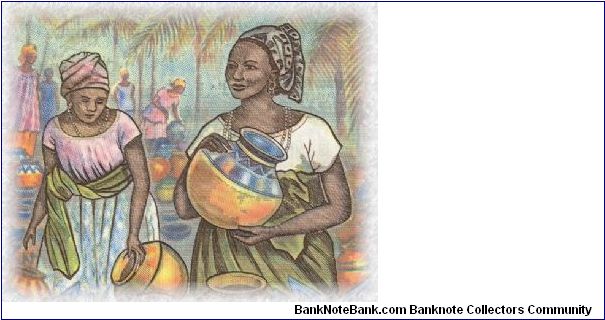 Banknote from Cote d'Ivoire year 2001