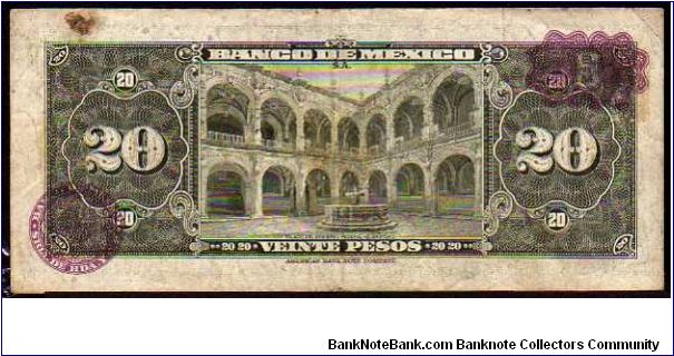 Banknote from Mexico year 1959