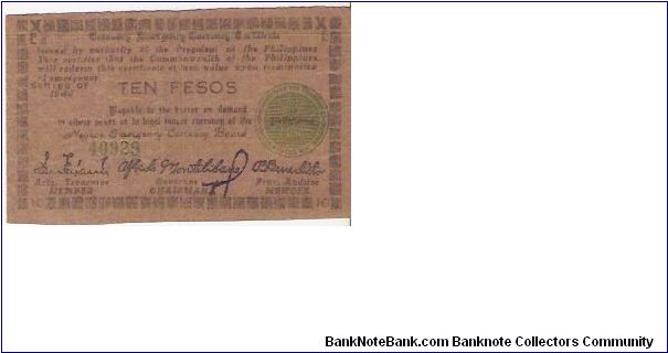 TEN PESOS

40429 Banknote