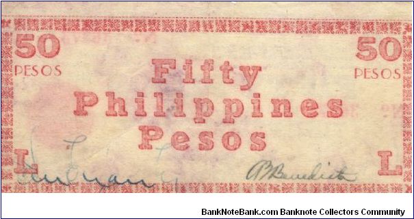 Banknote from Philippines year 1943