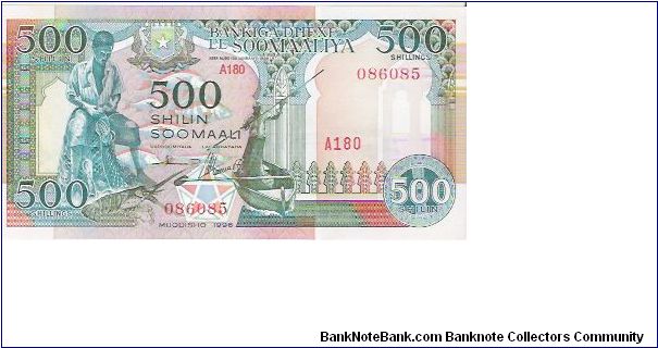 500 SHILLINGS

A180  086085

P # 36 C Banknote