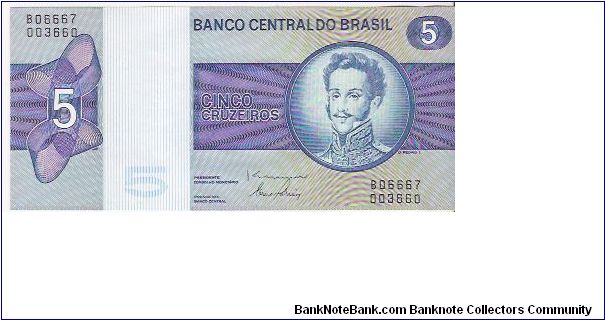 5 CRUZEIROS

B06667
003660

P # 192 D Banknote