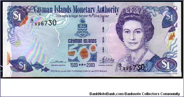 1 Dollar__

pk# 30__

Commemorative
1503-2003
 Banknote