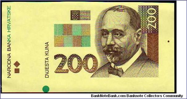200 Kuna__
Pk 33__

Printed Proof__

Front
 Banknote