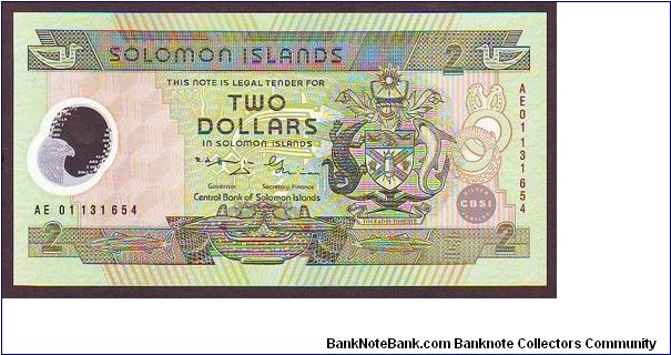 2 dollars Banknote