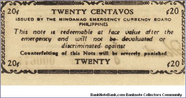 Banknote from Philippines year 1945