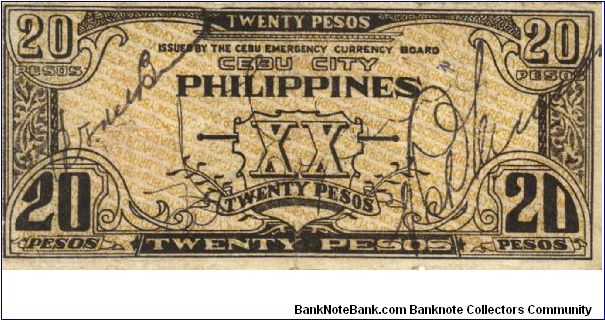 Banknote from Philippines year 1942