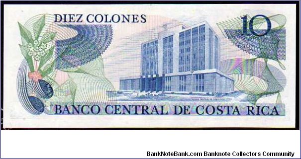 Banknote from Costa Rica year 1986