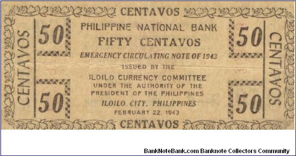 Banknote from Philippines year 1943