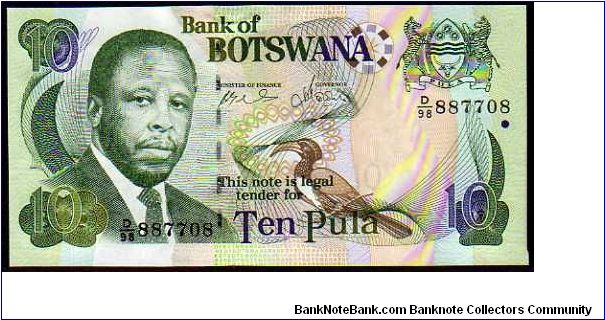 10 Pula__

Pk New Banknote