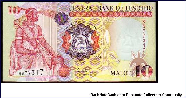 10 Maloti__
Pk New Banknote