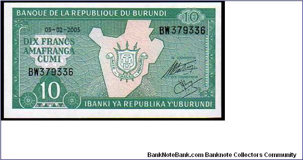 10 Francs__
Pk 27__

05-02-2005
 Banknote
