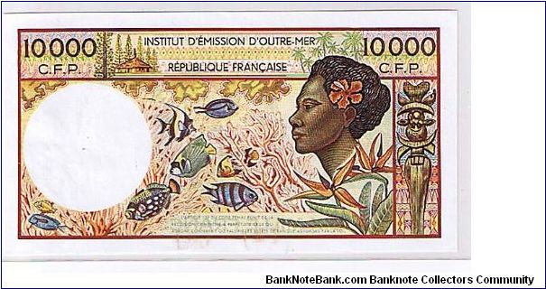 Banknote from French Polynesia year 1985