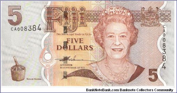 5 dollars; 2007 Banknote