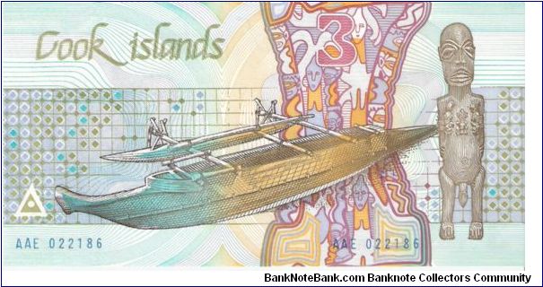 Banknote from Cook Islands year 1987