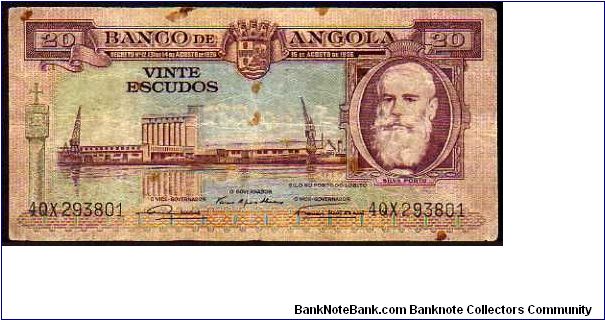 20 Escudos__
Pk 87__

15.08.1956
 Banknote