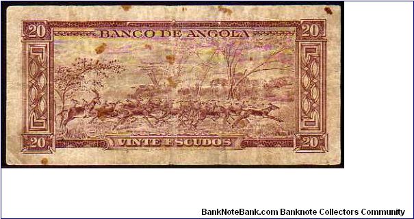 Banknote from Angola year 1956