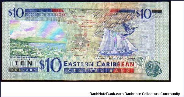 Banknote from Saint Kitts year 1994