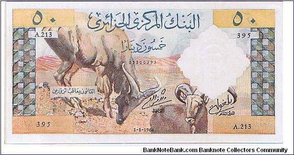 ALGERIA 50 DINARS Banknote