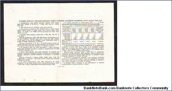 Banknote from Russia year 1952