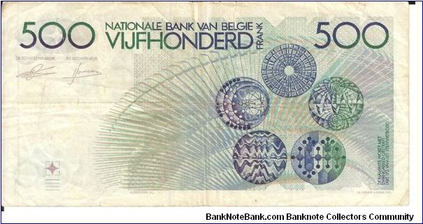 Banknote from Belgium year 1986