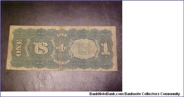 Banknote from USA year 1869