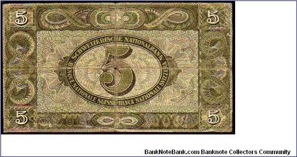 Banknote from Switzerland year 1944