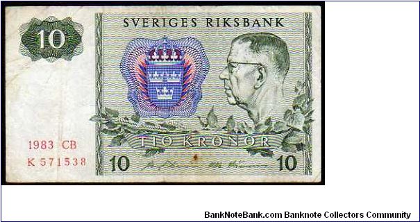 10 Kronur__
Pk 52 d Banknote