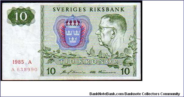 10 Kronur__
Pk 52 d Banknote