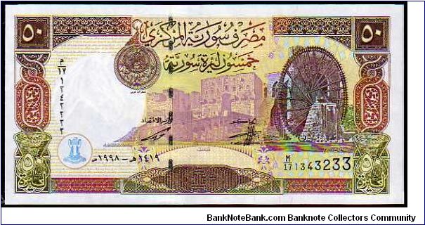 50 Syrian Pounds__
Pk 107 Banknote