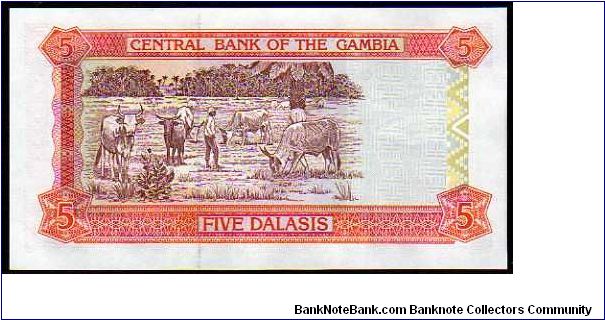 Banknote from Gambia year 2001