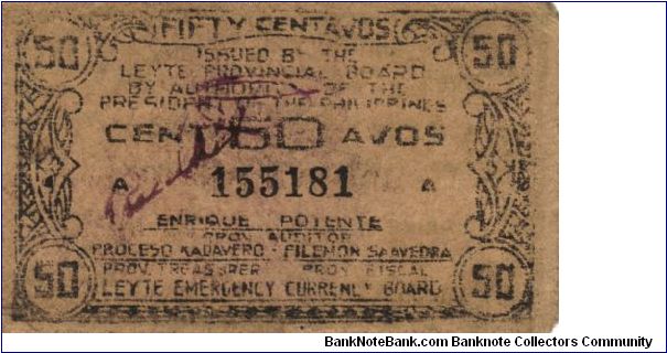 Banknote from Philippines year 1943