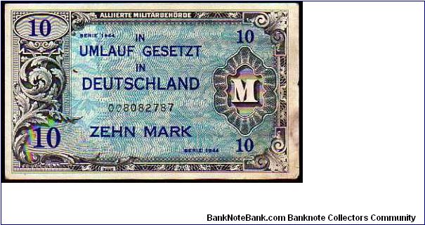 10 Mark__
Pk 194 a__

WWII - AMC
 Banknote