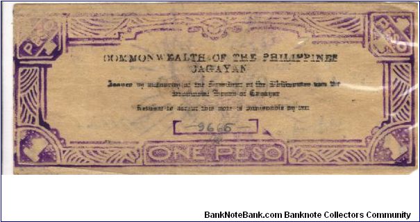 Banknote from Philippines year 1942