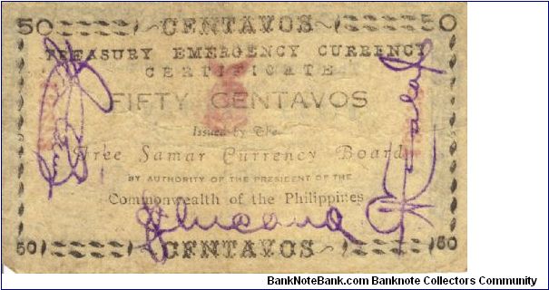 Banknote from Philippines year 1943