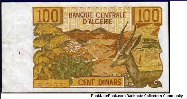 Banknote from Algeria year 1970