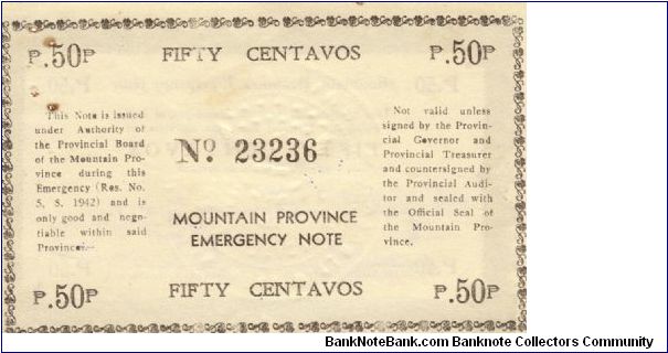 Banknote from Philippines year 1942