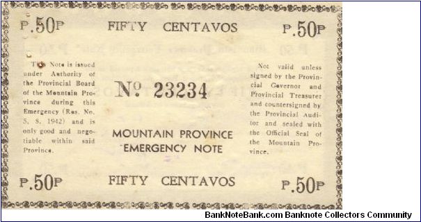 Banknote from Philippines year 1942