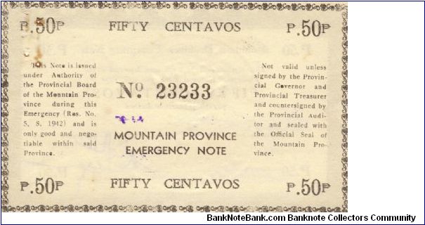 Banknote from Philippines year 1942