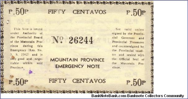 Banknote from Philippines year 1942