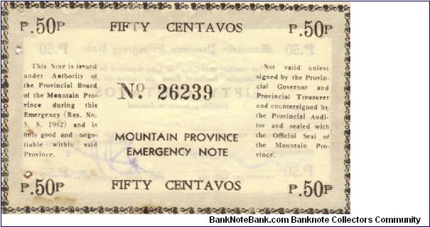 Banknote from Philippines year 1942