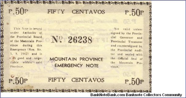 Banknote from Philippines year 1942