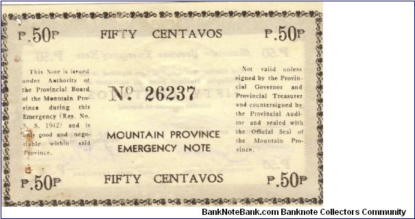 Banknote from Philippines year 1942