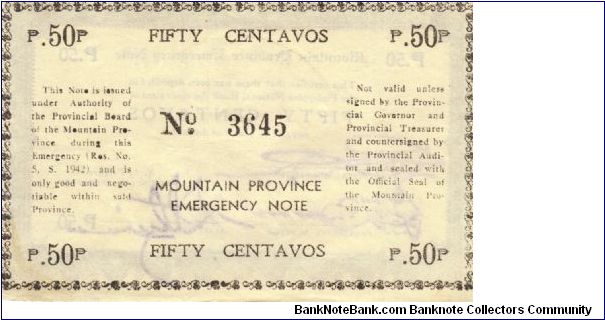 Banknote from Philippines year 1942