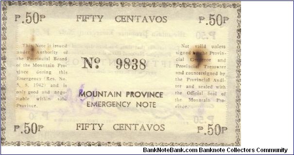 Banknote from Philippines year 1942